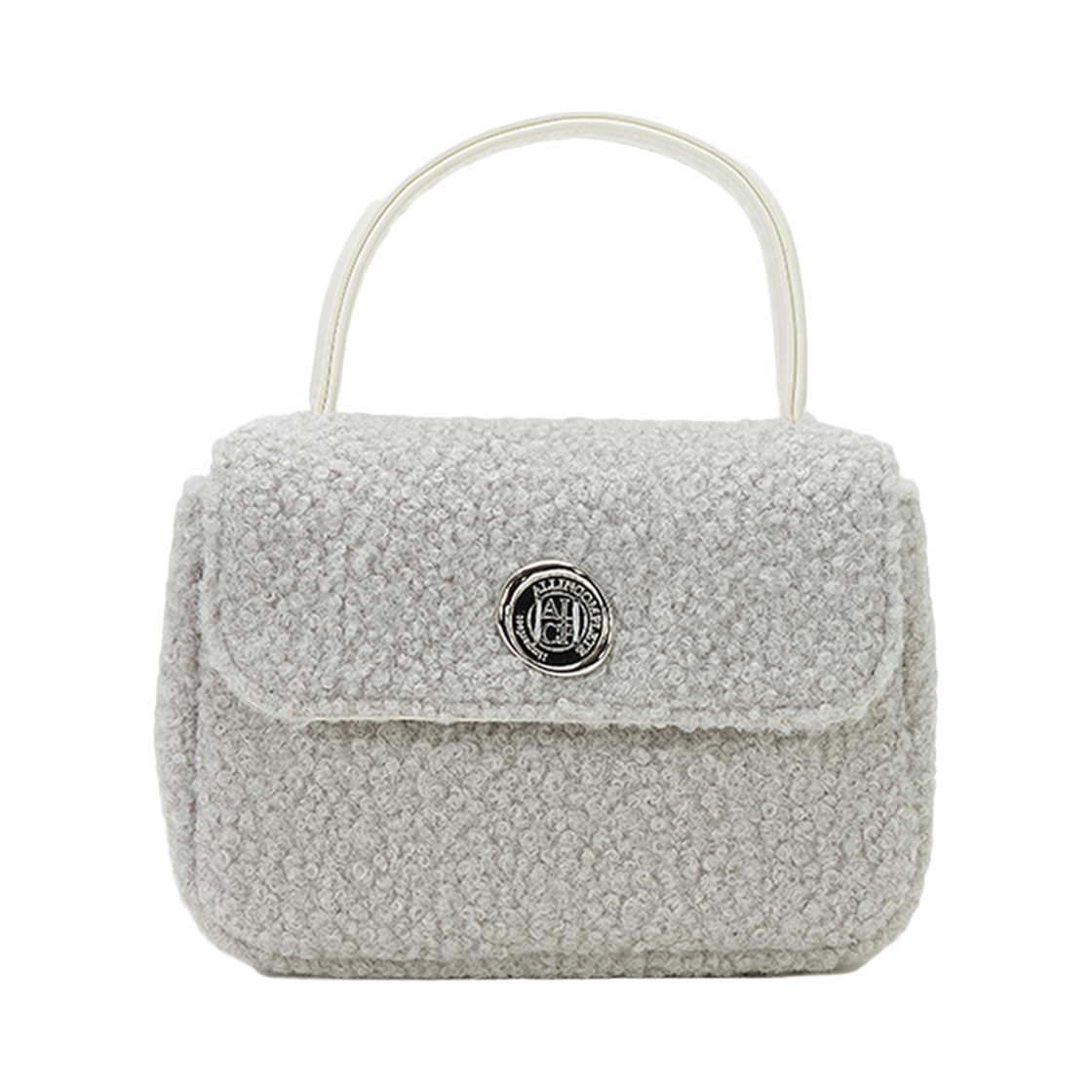 올인컴플리트 미니 테디 토트백 라이트 그레이(Allincomplete Mini Teddy Tote Bag Light Gray)