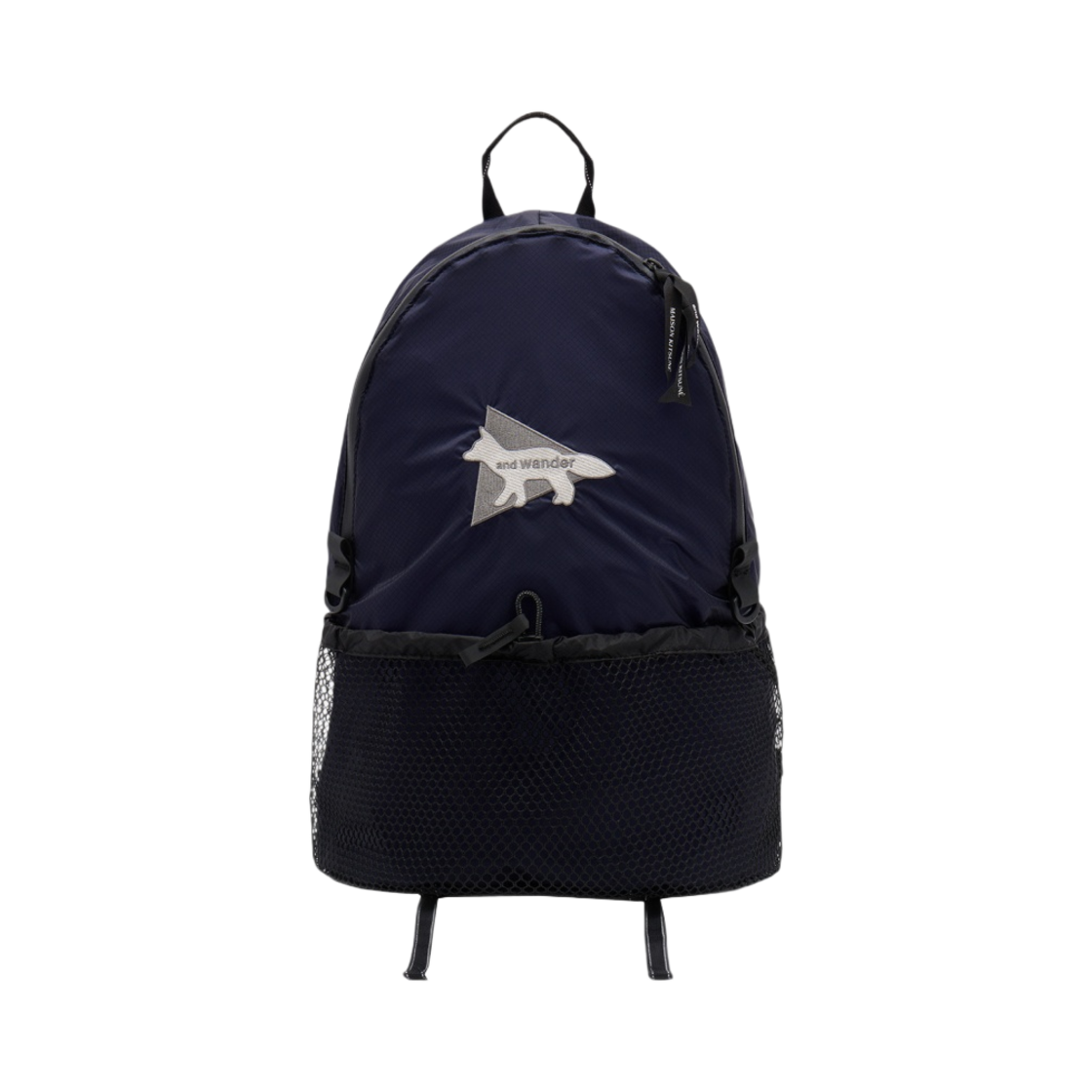 메종 키츠네 x 앤드 원더 백팩 네이비(Maison Kitsune x And Wander Backpack Navy)
