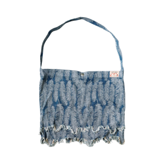 Kapital 12 oz. Magpie Denim Medicine Bag Large Indigo Light Color