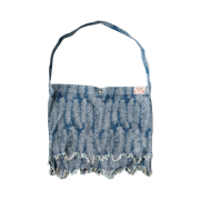 Kapital 12 oz. Magpie Denim Medicine Bag Large Indigo Light Color