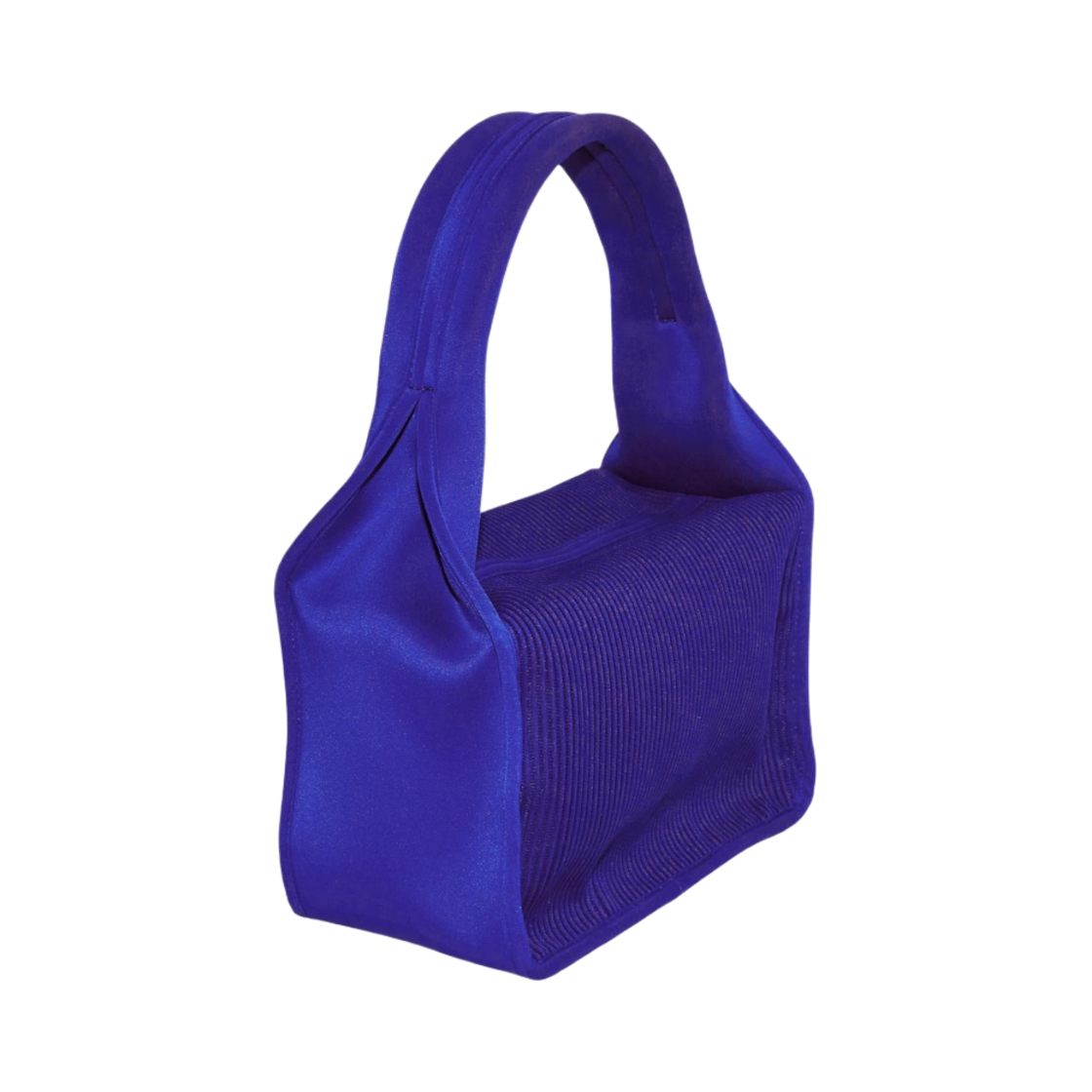 코스 립드 스쿠바 숄더백 블루(COS Ribbed Scuba Shoulder Bag Blue) - 2