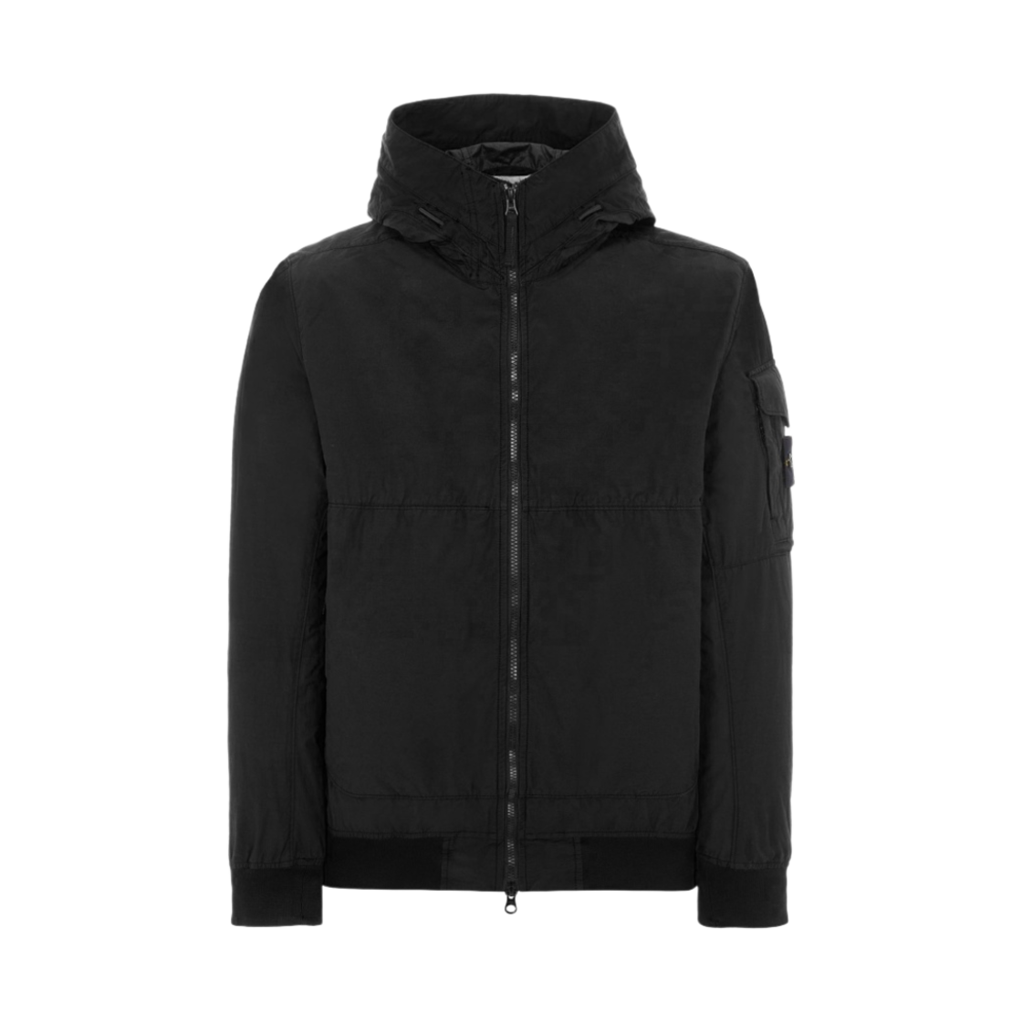 스톤 아일랜드 40632 나슬란 라이트 와트로 후드 블루종 블랙 - 22SS