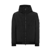Stone Island 40632 Naslan Light Watro Hooded Blouson Black - 22SS