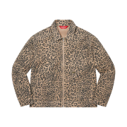 Supreme Moleskin Work Jacket Leopard - 22FW