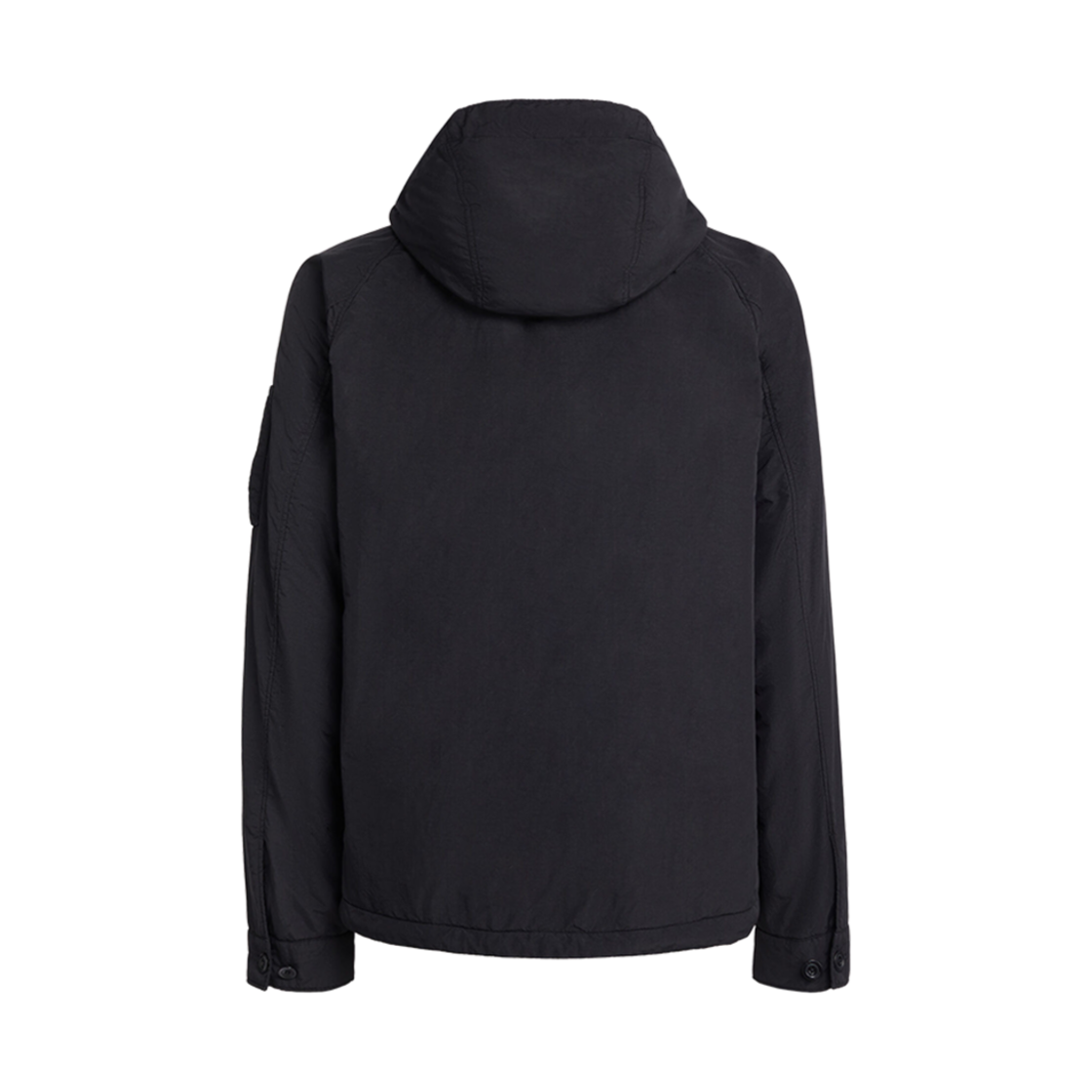 C.P. 컴퍼니 플랫 나일론 후드 자켓 블랙 - 23FW(C.P. Company Flatt Nylon Hooded Jacket Black - 23FW) - 3