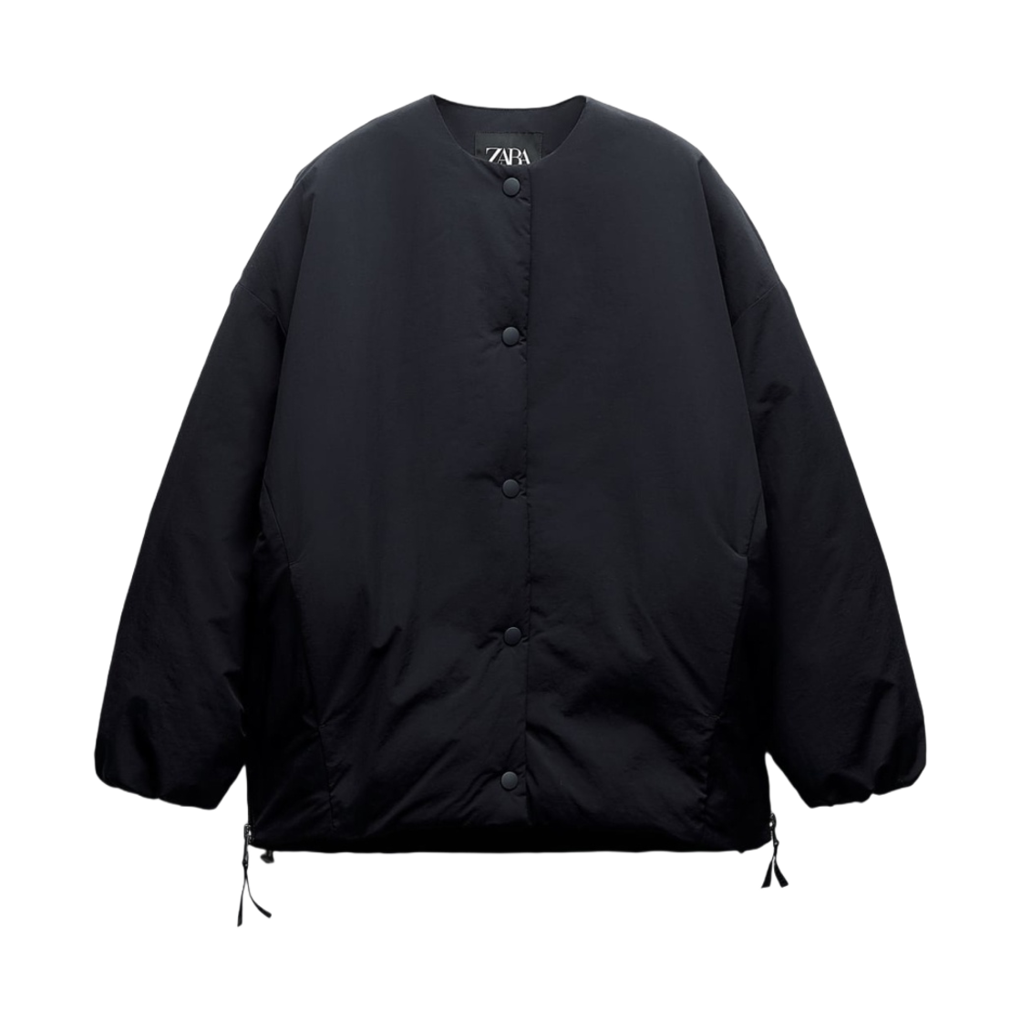 (W) 자라 ZW 발수 패딩 점퍼 네이비((W) Zara ZW Water-Repellent Puffer Jumper Navy) - 1