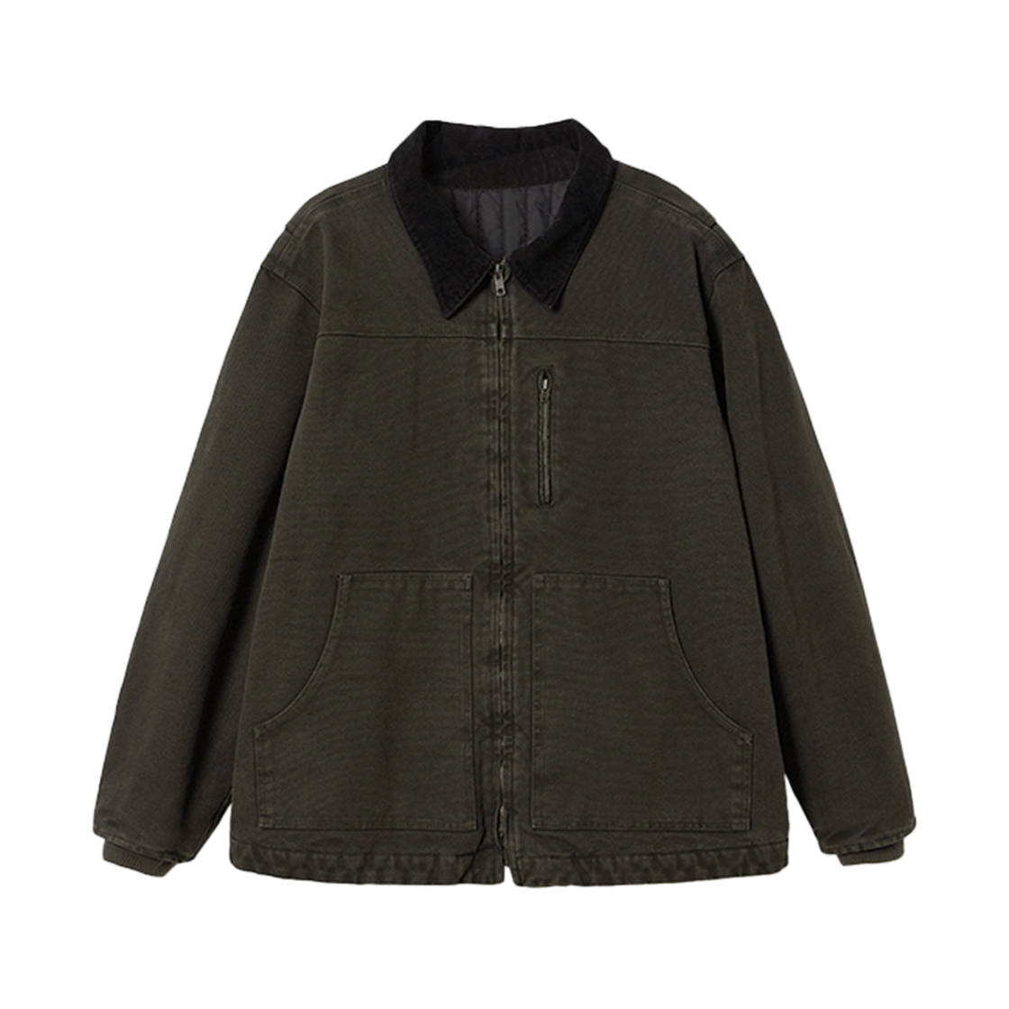 FDC41JKW02DK Fielders Over Dyeing Work Jacket Deep Khaki