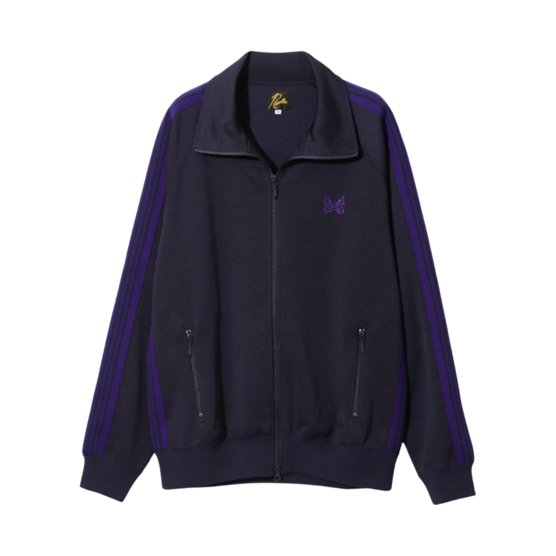 NS244C Needles Track Jacket Poly Smooth Navy