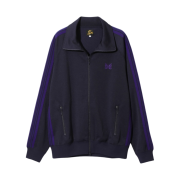 Needles Track Jacket Poly Smooth Navy