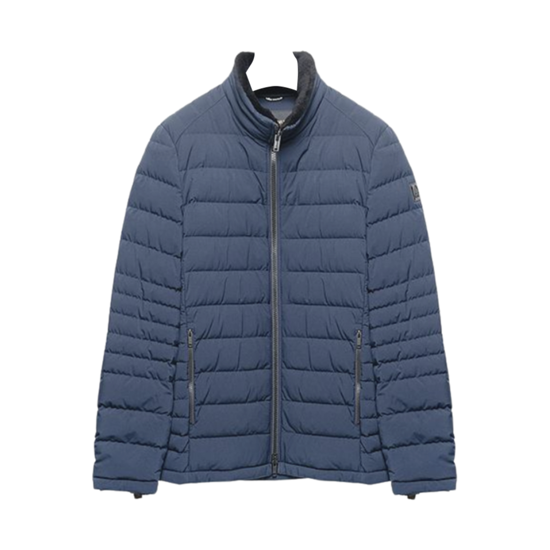 무스너클 후드 다운 자켓 네이비(Moose Knuckles Hoodie Down Jacket Navy)