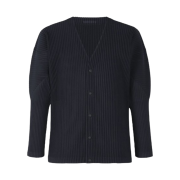 Homme Plisse Issey Miyake Basics Cardigan Navy