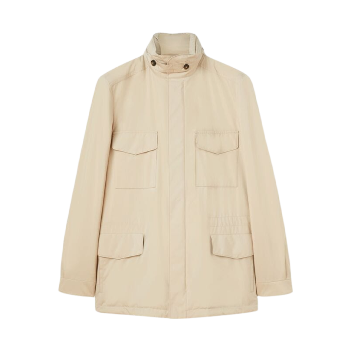 FAO7619-D235 Loro Piana Microfiber Storm System Windmate Traveller Jacket Sandshell