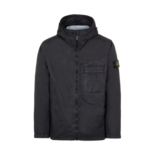 Stone Island 40223 Membrana 3L TC Garment Dyed Hooded Jacket Black - 22SS