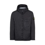 Stone Island 40223 Membrana 3L TC Garment Dyed Hooded Jacket Black - 22SS