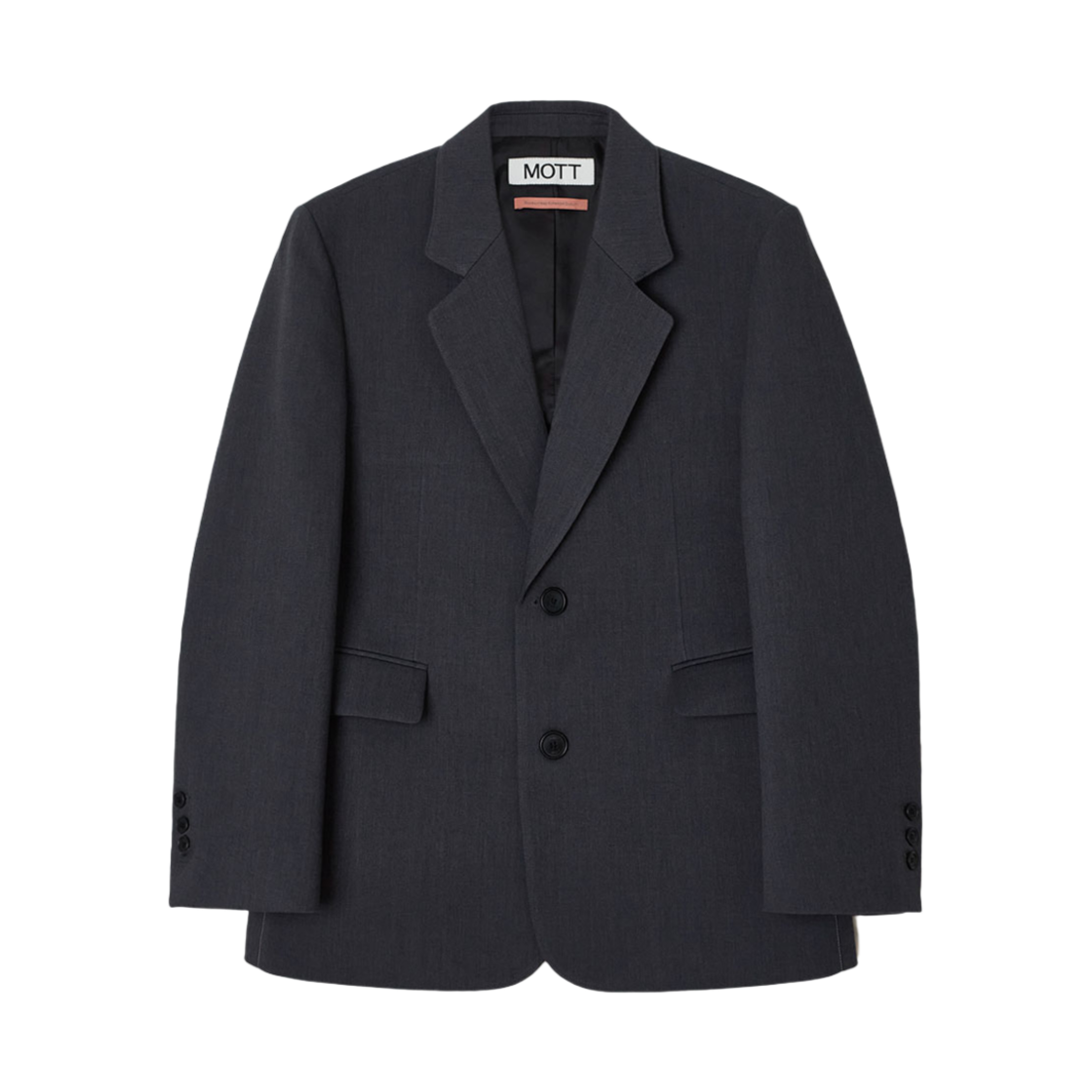 MT 2DW WJK GR F WS Mott Wool Stitch Jacket Gray