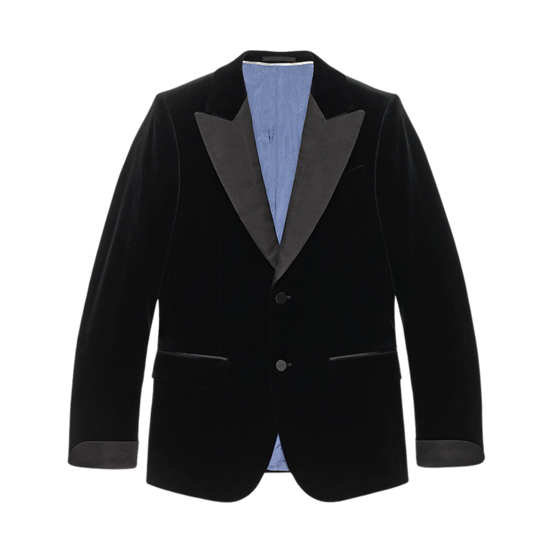 구찌 피티드 벨벳 자켓 블랙 벨벳(Gucci Fitted Velvet Jacket Black Velvet) - 1