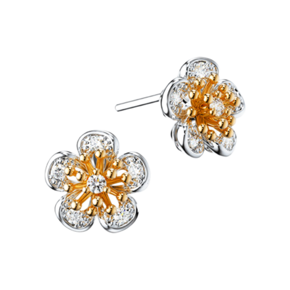 미꼬 운화 다이아몬드 S 이어링(Miko Woonhwa Diamond S Earrings)