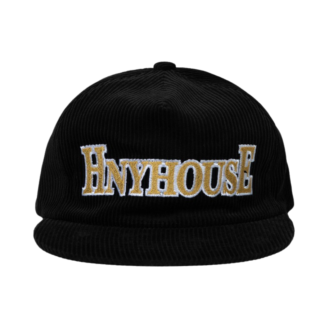 허니스쿱하우스 하우스 코듀로이 5패널 캡 블랙(Honey Scoop House House Corduroy 5p Cap Black)