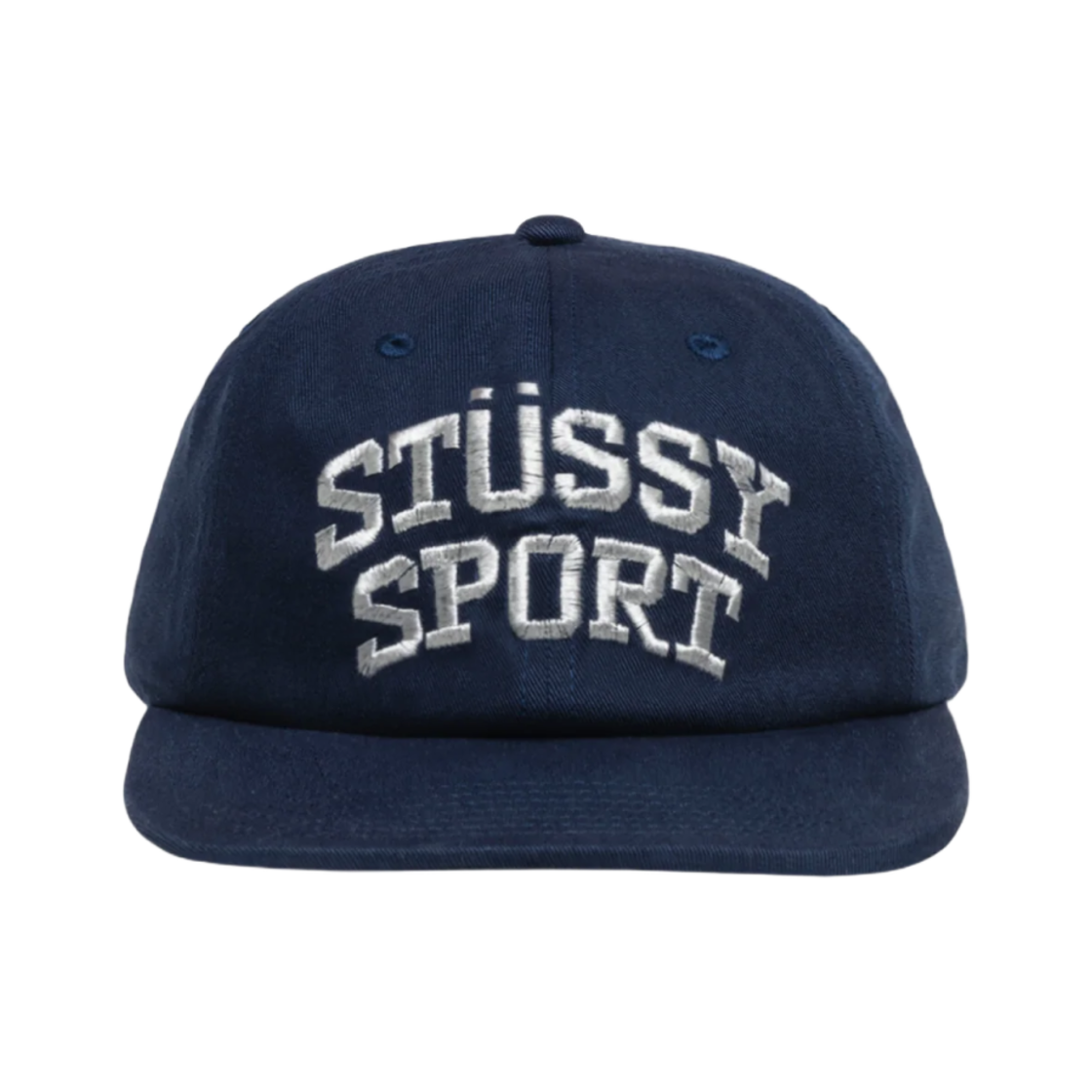 스투시 미드 뎁스 스포츠 스냅백 네이비