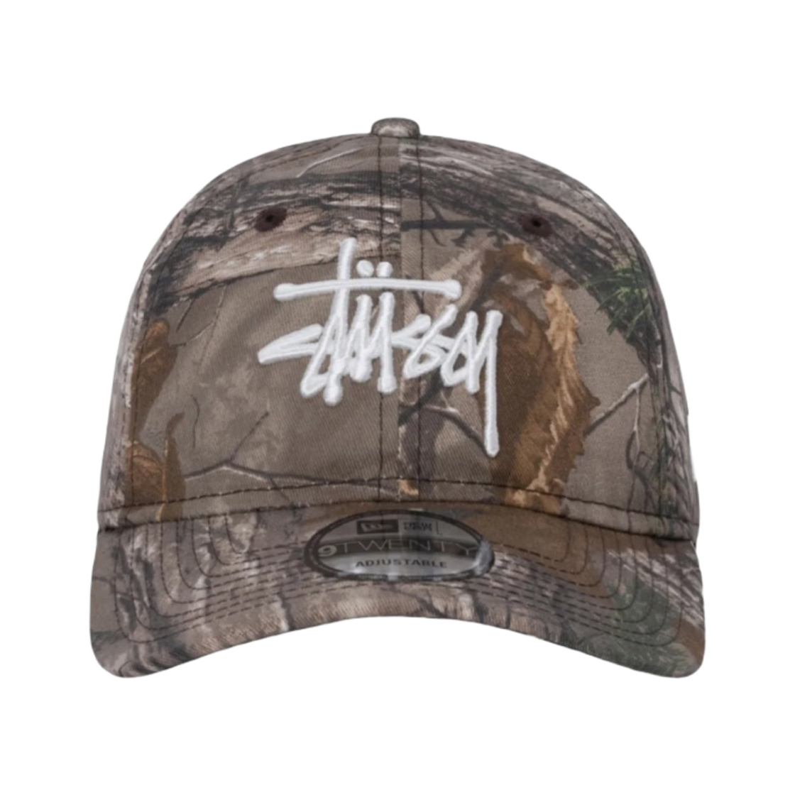 스투시 베이직 뉴에라 9Twenty 베이직 스트랩백 리얼 트리 엣지(Stussy Basic New Era 9Twenty Basic Strapback Real Tree Edge)