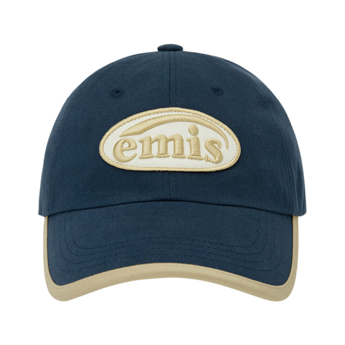 - Emis Beige Trimming Ball Cap Navy