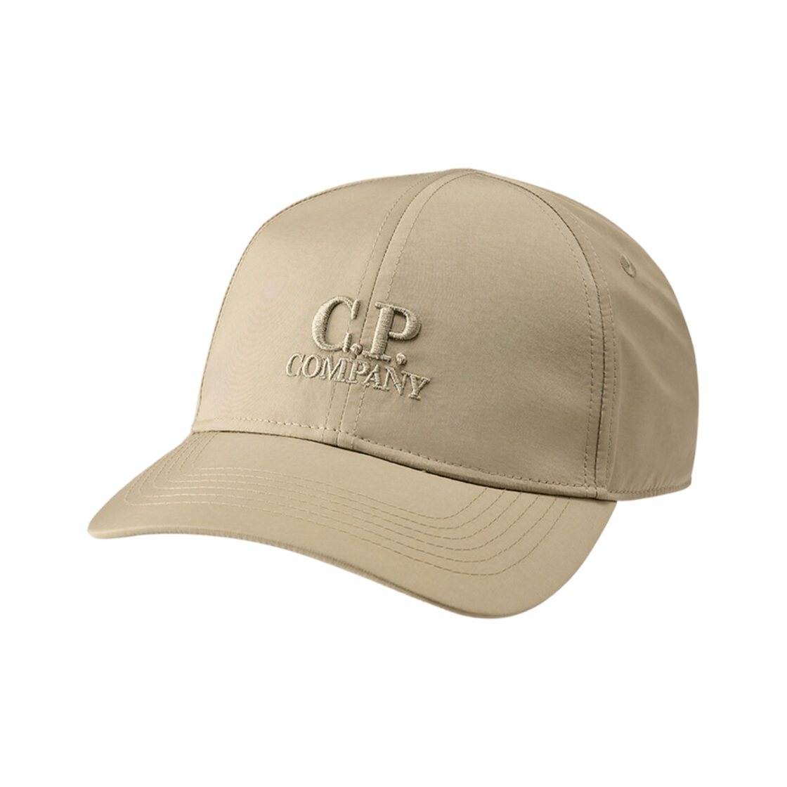18CMAC147A005904A327 C.P. Company Chrome-R Logo Cap Vintage Khaki Beige - 25SS