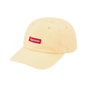 Supreme Small Box Coated Linen 6-Panel Natural - 22SS