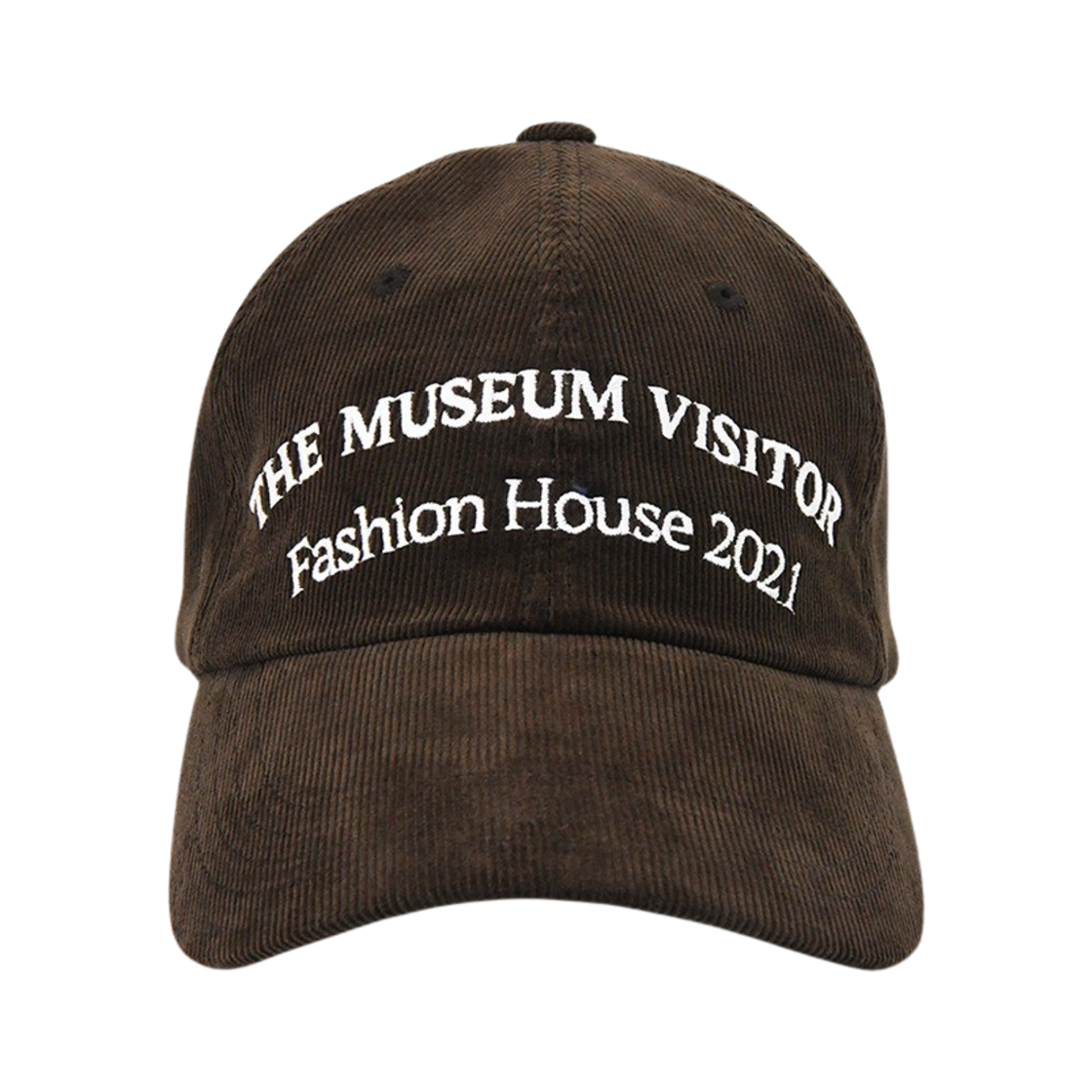 더뮤지엄비지터 코듀로이 볼캡 브라운