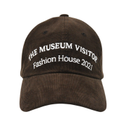 The Museum Visitor Corduroy Ball Cap Brown
