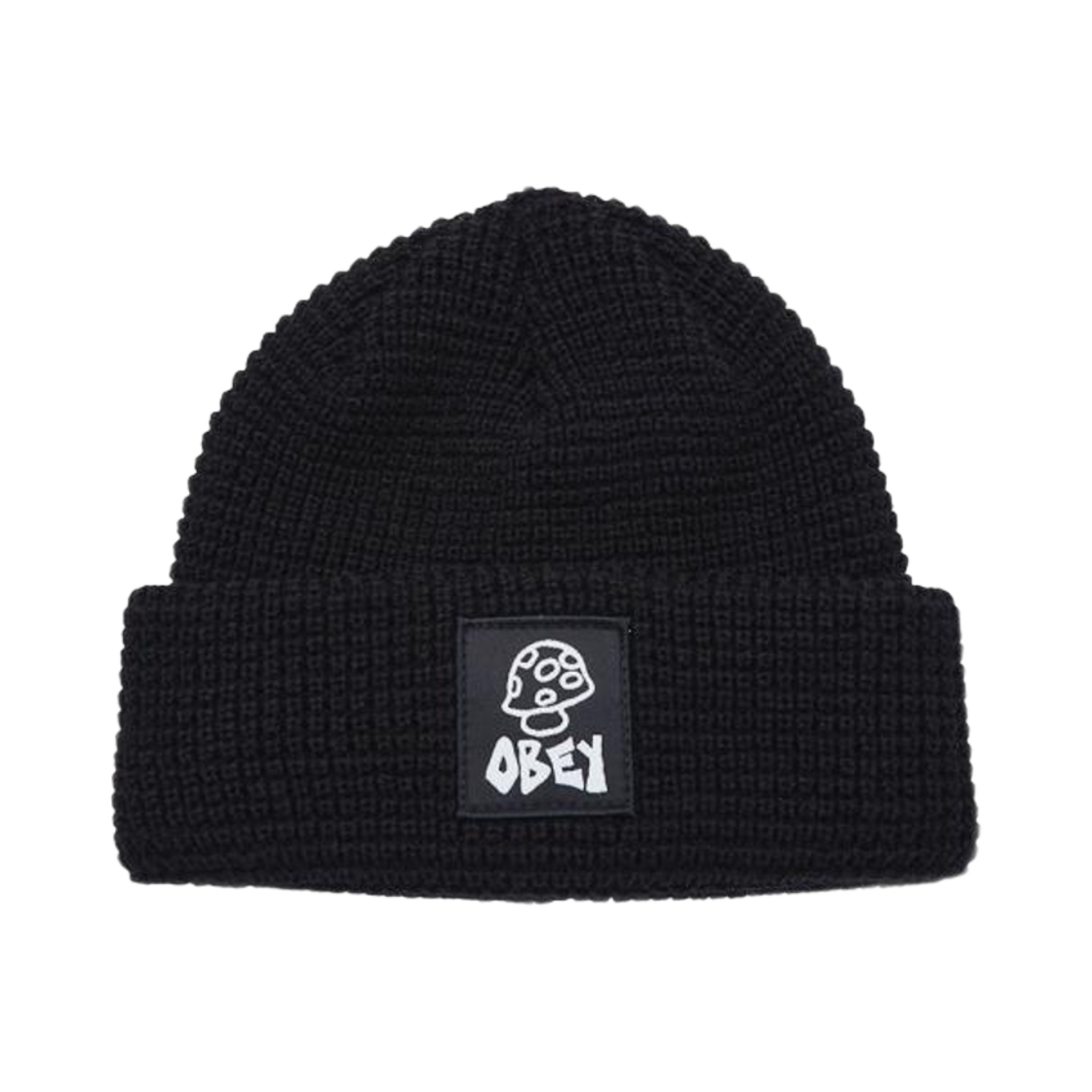 오베이 베이컨트 와플 비니 블랙(Obey Vacant Waffle Beanie Black)