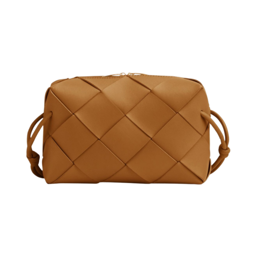 Bottega Veneta Small Cassette Camera Bag Camel