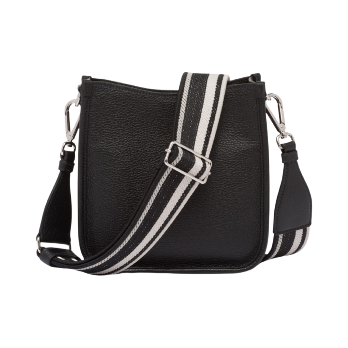 프라다 레더 미니 숄더백 블랙(Prada Leather Mini Shoulder Bag Black) - 3