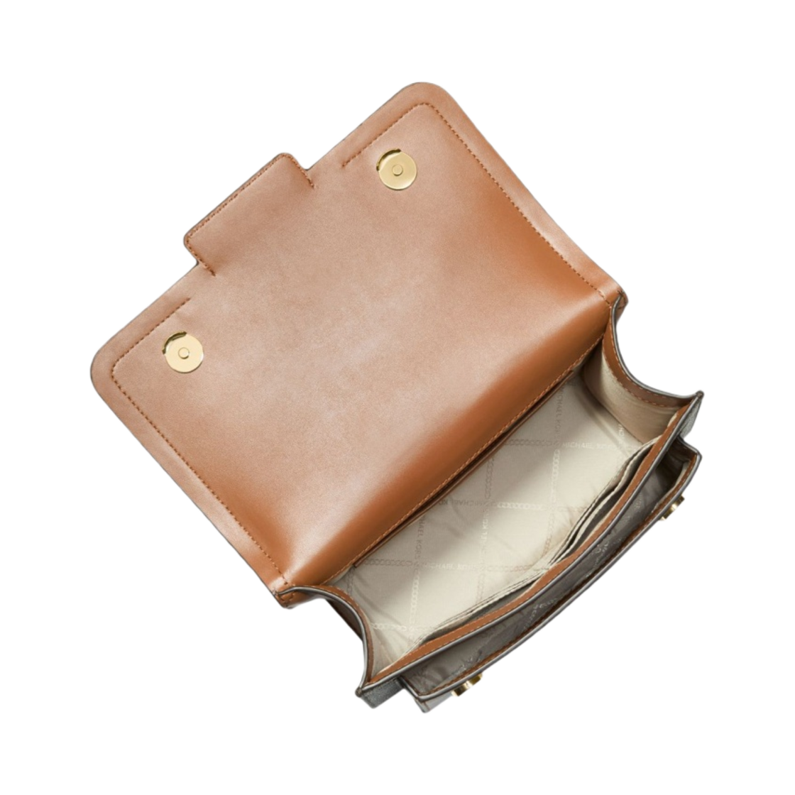 마이클 코어스 헤더 라지 로고 숄더백 브라운 아콘(Michael Kors Heather Large Logo Shoulder Bag Brown Acorn) - 2