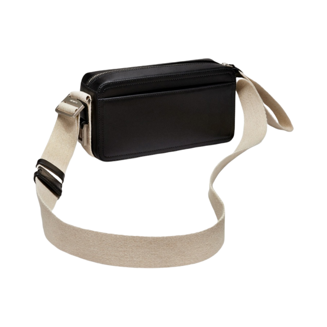 자크뮈스 르 쿠에르다 호리존탈 유틸리티 렉탱글 백 블랙(Jacquemus Le Cuerda Horizontal Utility Rectangle Bag Black) - 2