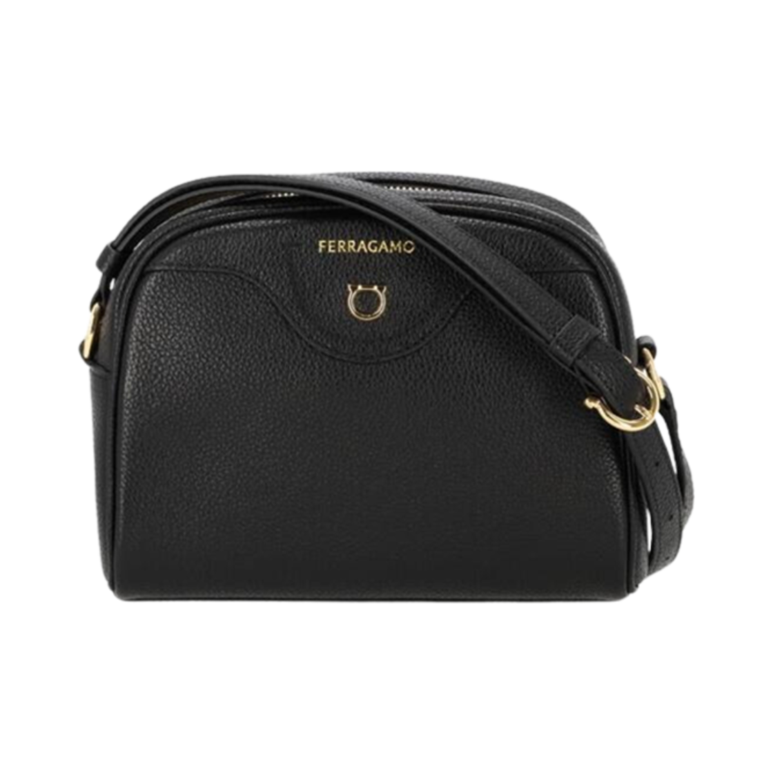 페라가모 간치니 트래블 크로스바디백 블랙(Ferragamo Gancini Travel Crossbody Bag Black) - 1