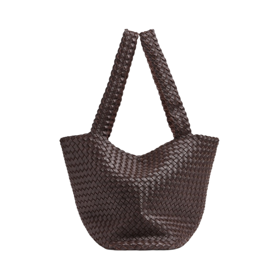 보테가 베네타 리버시블 토트백 폰덴테 비터 초콜릿(Bottega Veneta Reversible Tote Bag Fondant Bitter Chocolate) - 3