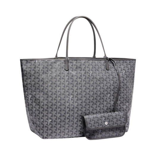 AMALOUIS-GM-51 Goyard Saint Louis GM Bag Grey