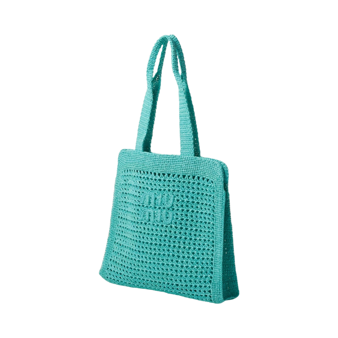 미우 미우 패브릭 토트백 제이드 그린(Miu Miu Fabric Tote Bag Jade Green) - 2
