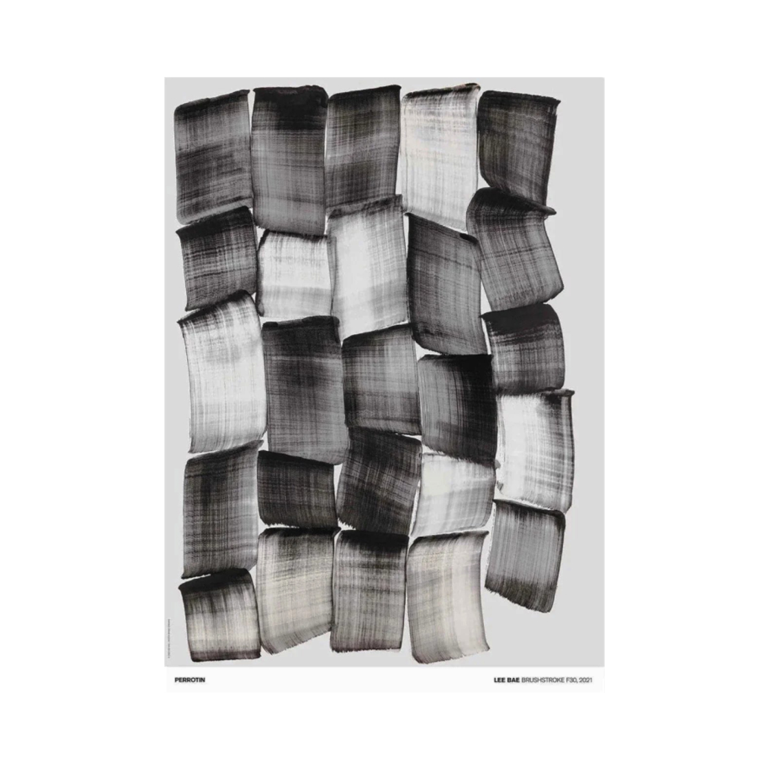 이배 붓질 F30 포스터 2021 100개 한정 (사인 버전)(Lee Bae Brushstroke F30 Poster 2021 Edition of 100 (Signed Ver.)) - 1