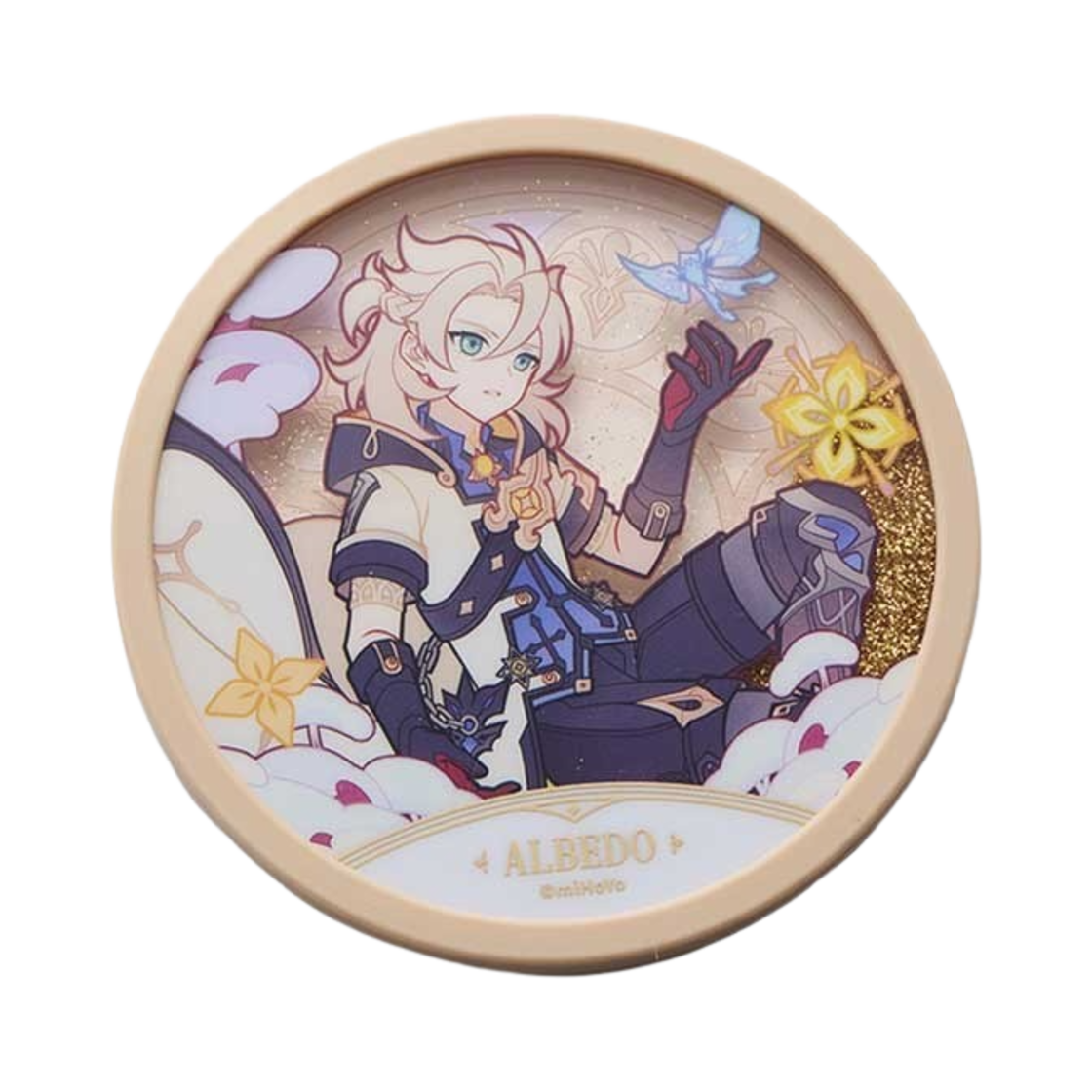 원신 아크릴 글리터 코스터 윈드블룸의 숨결 알베도