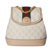 Gucci Ophidia Mini Backpack Beige White