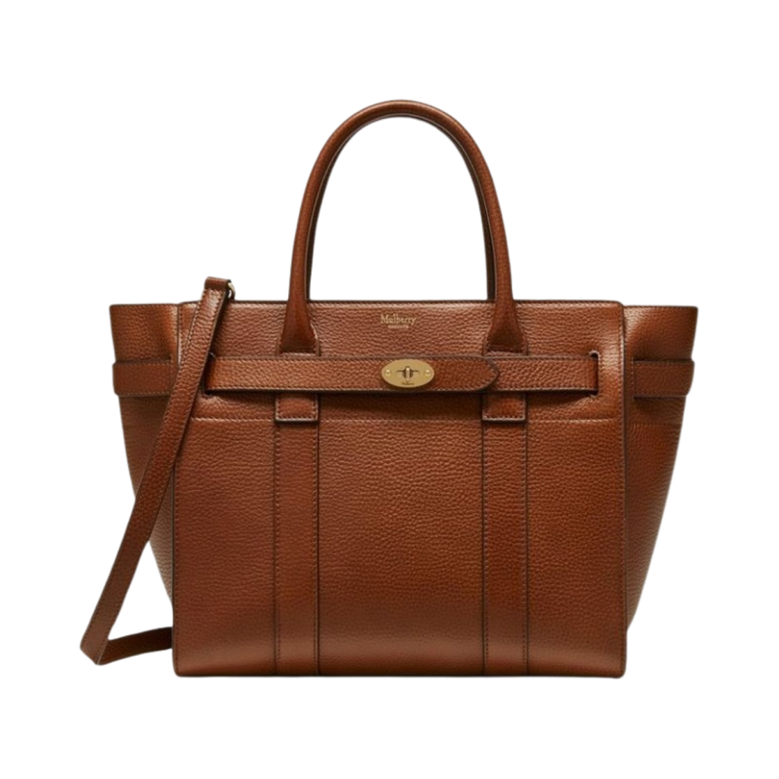 HH8729-552G110 Mulberry Small Classic Grain Zipped Bayswater Oak - 대표 이미지 #1