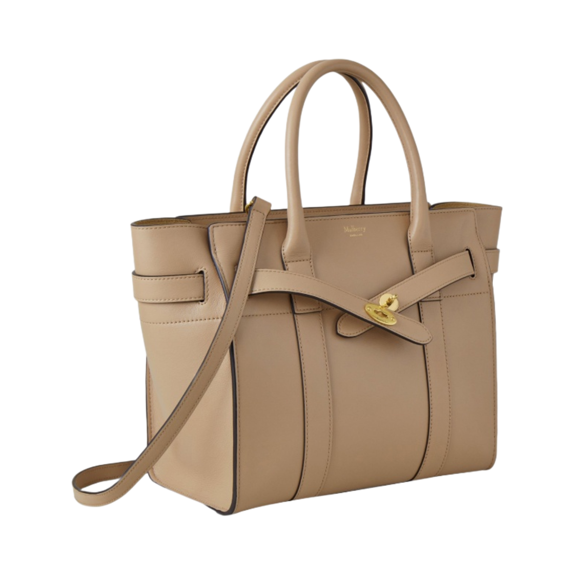 멀버리 실키 카프 스몰 지퍼 베이스워터 메이플(Mulberry Silky Calf Small Zipped Bayswater Maple) - 2
