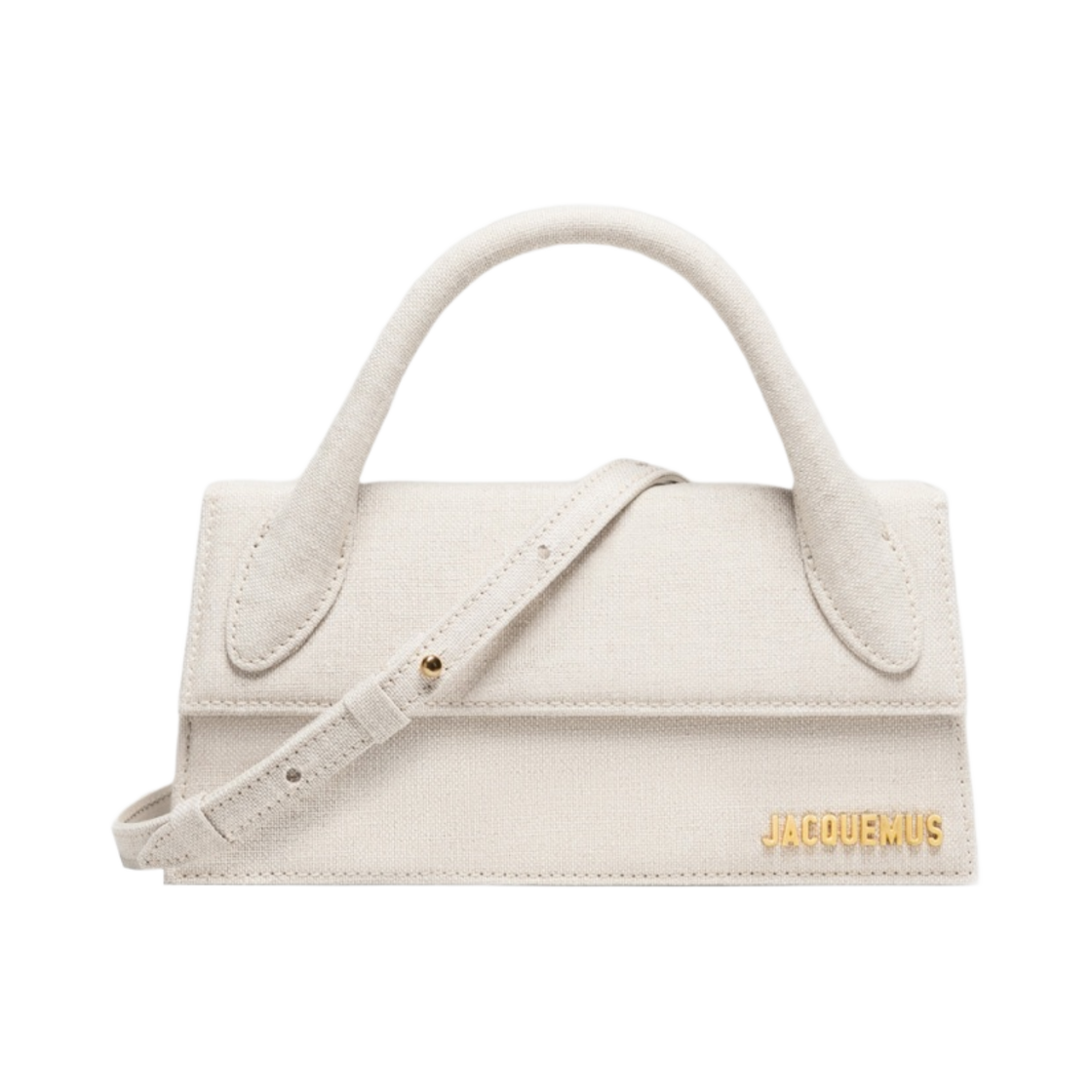 자크뮈스 르 치키토 롱 시그니쳐 핸드백 라이트 그레이지(Jacquemus Le Chiquito Long Signature Handbag Light Greige) - 1