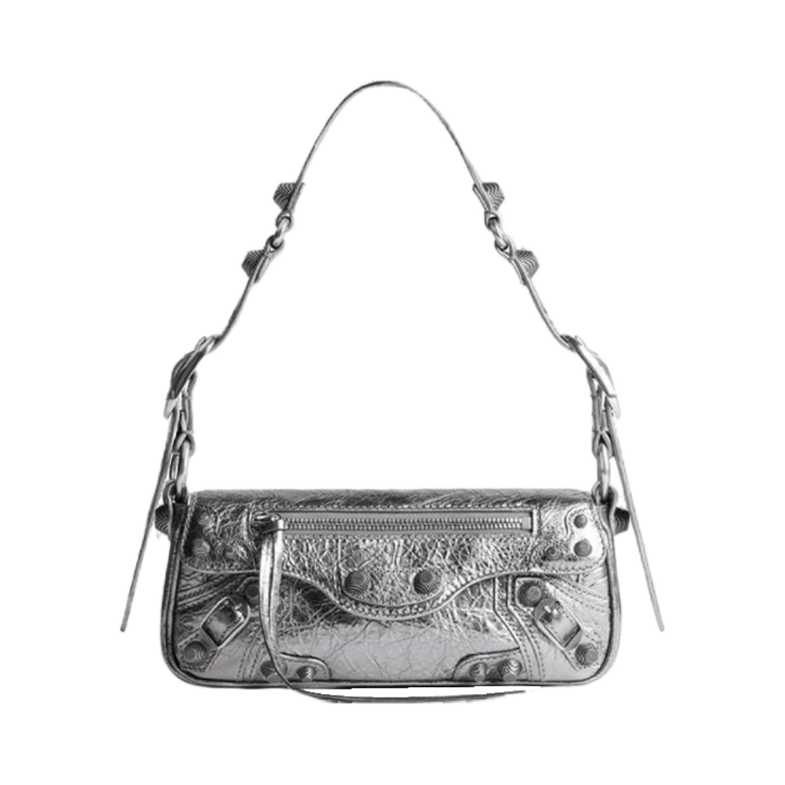 발렌시아가 르 카골 XS 슬링 백 메탈라이즈드 실버(Balenciaga Le Cagole XS Sling Bag Metallized Silver) - 1