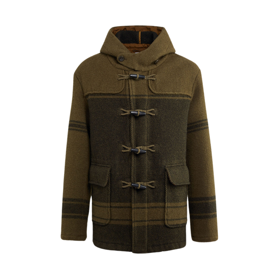 C.P. 컴퍼니 C.P. 더플 가먼트 다이드 코트 버터넛 브라운 - 23FW