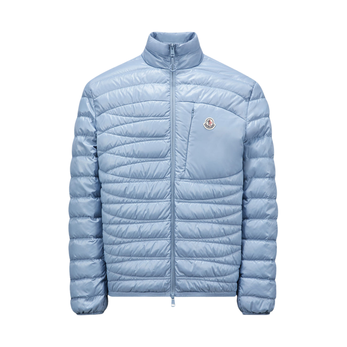 몽클레르 레베체 숏 다운 자켓 라이트 블루 - 24FW
