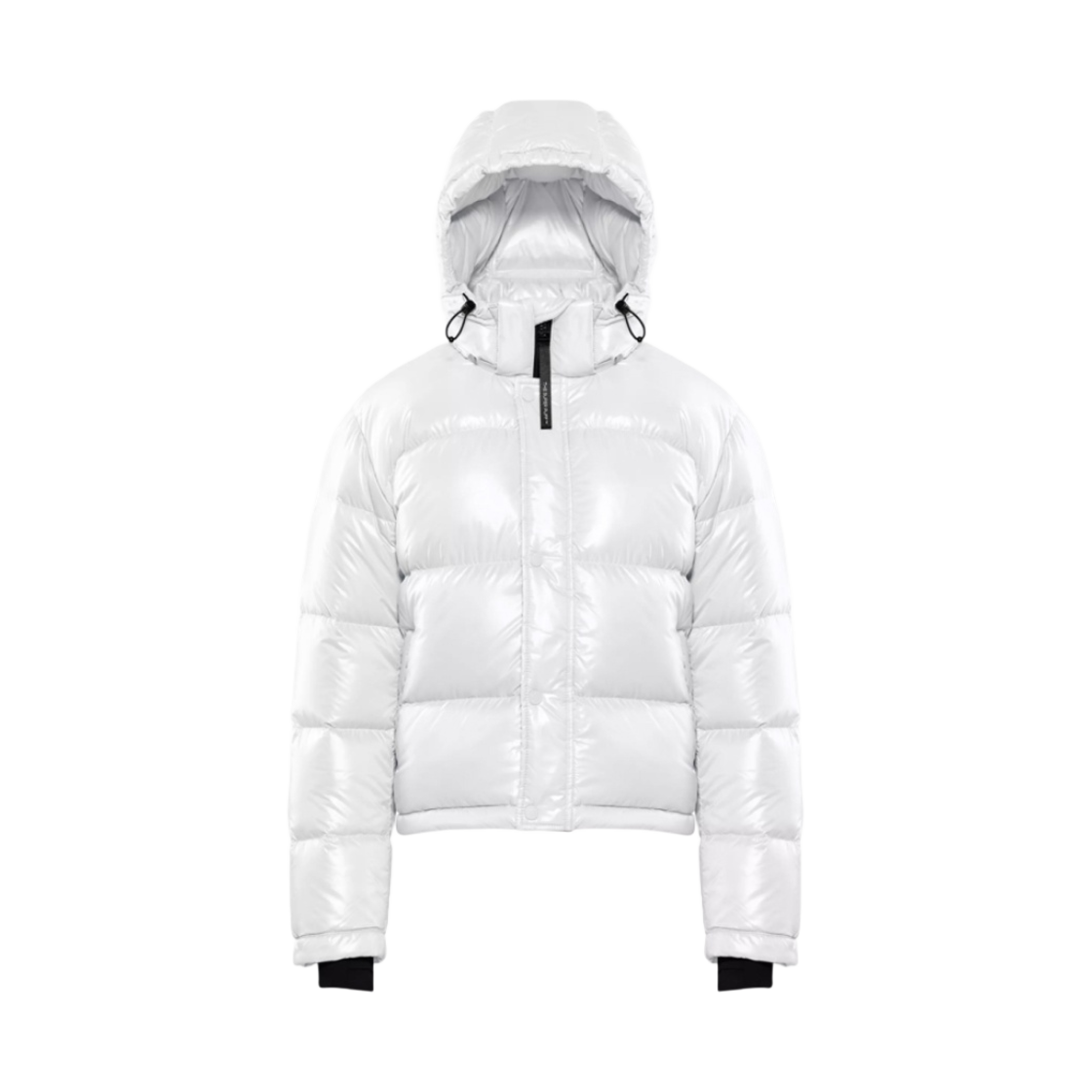 84573 (W) Aritzia The Super Puff Shorty Cropped Goose Down Puffer Jacket White