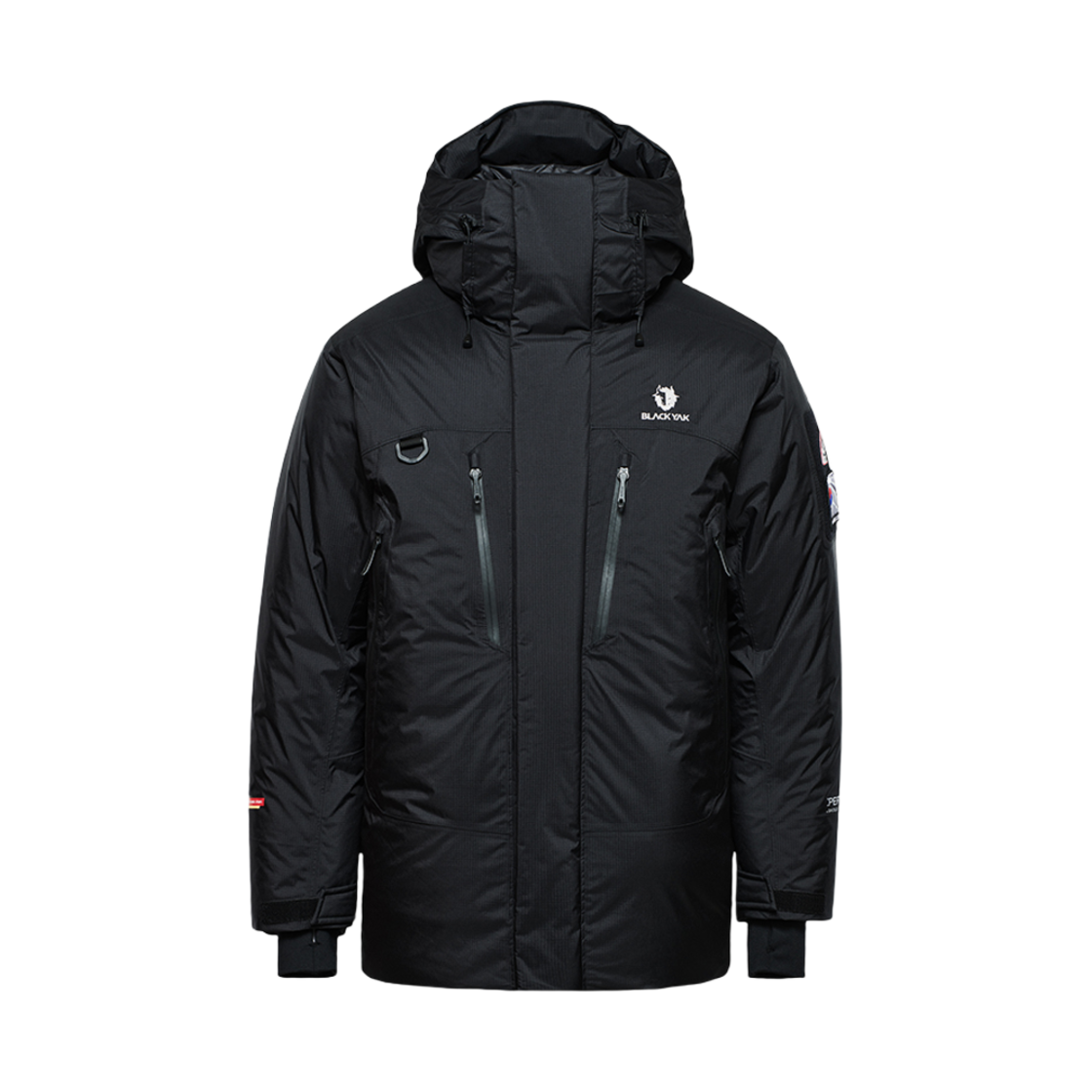 1BYPAW402100 Black Yak D Explorer Down Jacket Black Beauty