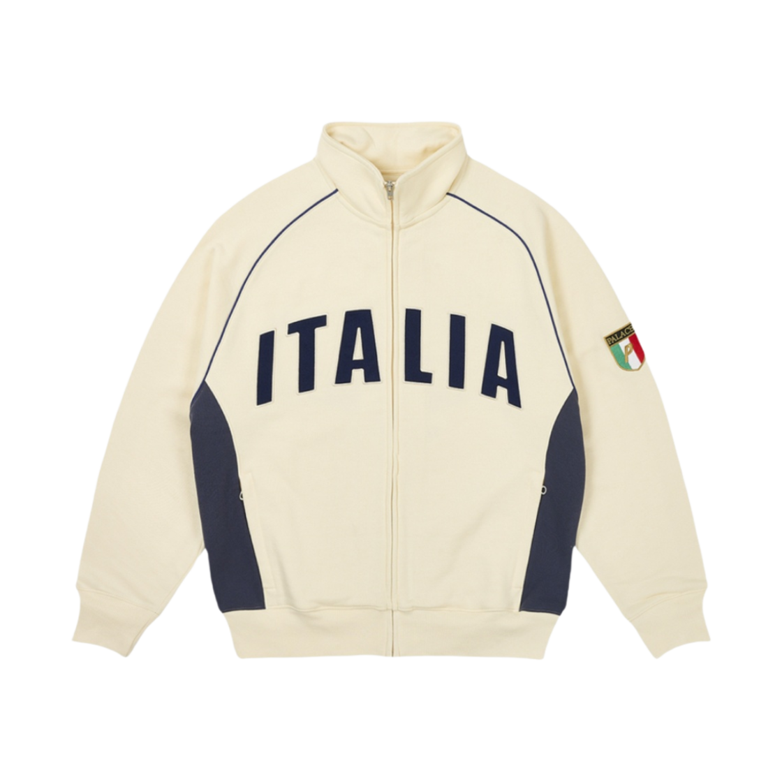 팔라스 이탈리아 집업 퍼넬 소프트 화이트 - 24SS(Palace Italia Zip Funnel Soft White - 24SS)